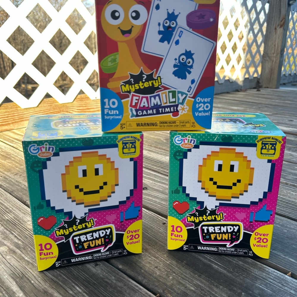 3 Mystery Boxes